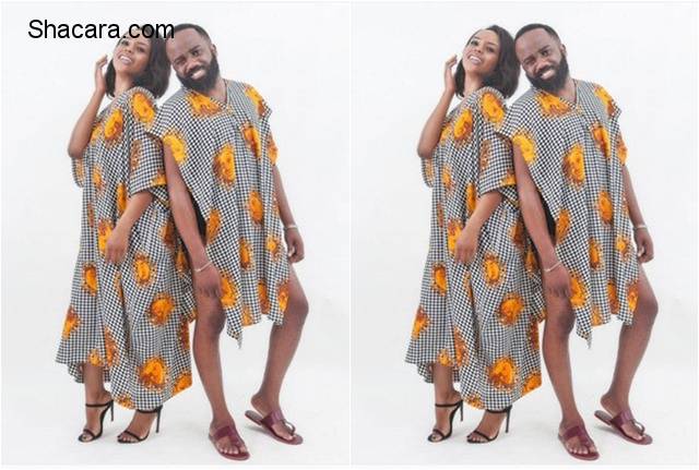 #BaeGoals: Chioma Otisi & Noble Igwe In Matching Emmanuel King Outfits