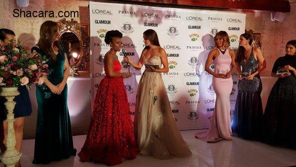See South Africa’s Stylish Ladies at Glamour Mag’s “Most Glamorous Women of 2016” Awards