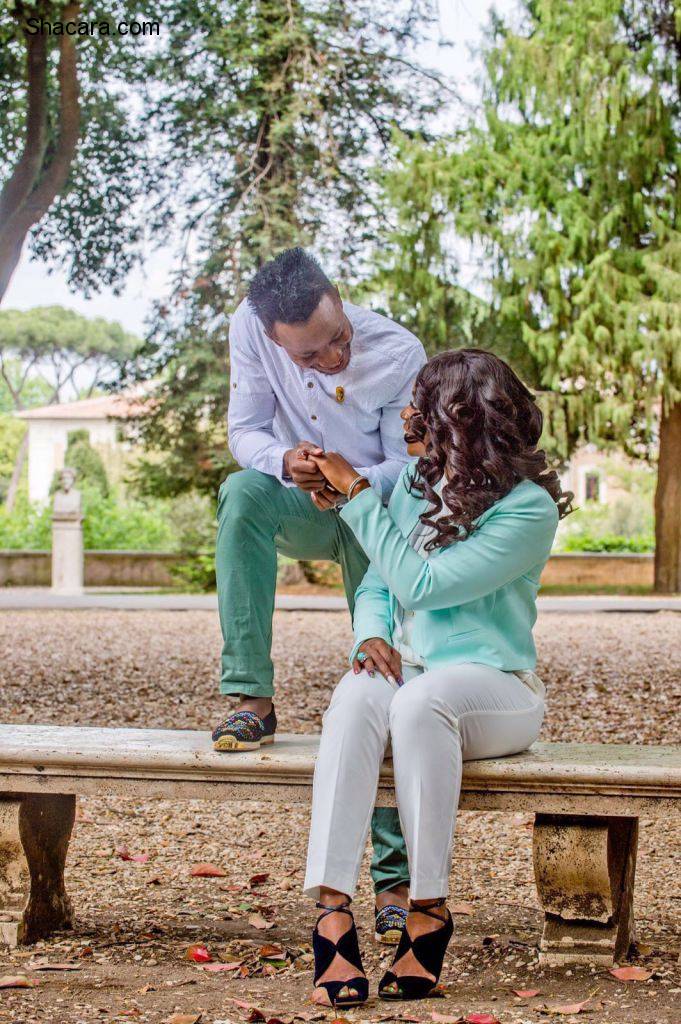 Pre-Wedding Photos: Super Eagles Star And S.S. Lazio Midfield Player Onazi Ogenyi Is Getting Married