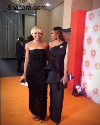 ho Wore It Better? Adunni Ade & Sharon Ojong In Lumiére Couture Fringe Dress