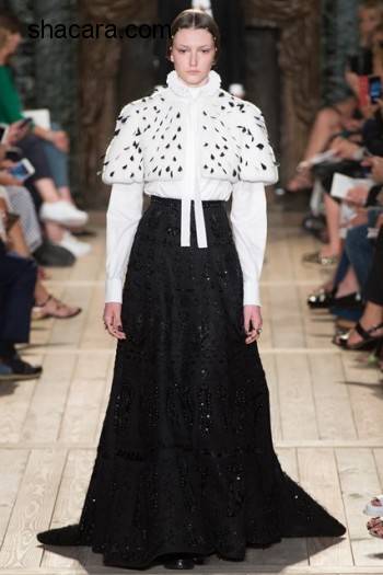 Fall 2016/17 Paris Couture Week: Valentino Goes Elizabethan As Co-Creative Director, Maria Grazia Bows Out