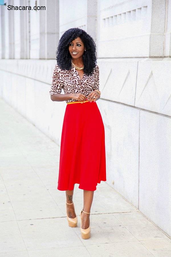 MAXI GOWNS, FLARE SKIRT AND MORE FOR YOUR CHURCH OUTFIT IDEA