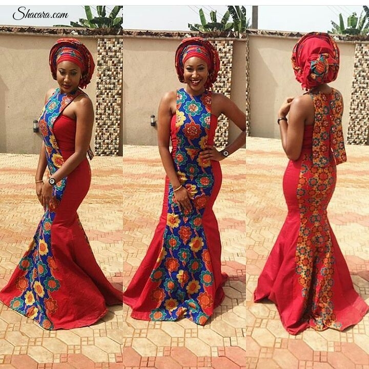 CHECK OUT THESE EYE POPPING ANKARA STYLES WE SAW OVER THE WEEKEND