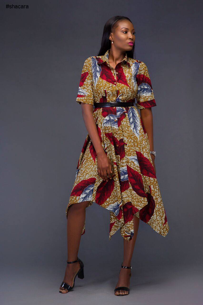 Nigeria’s TAE presents The Look Book For “Oyinade…The Art of the Shirt Dress” Collection