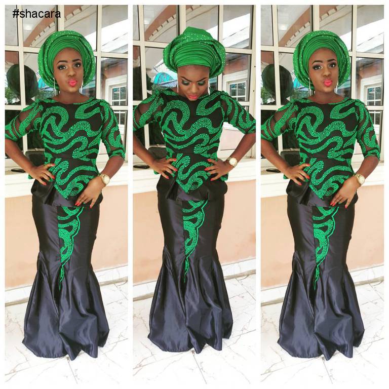 THE ONLY TO TURN UP THIS WEEKEND IS IN FABULOUS ASO EBI STYLES