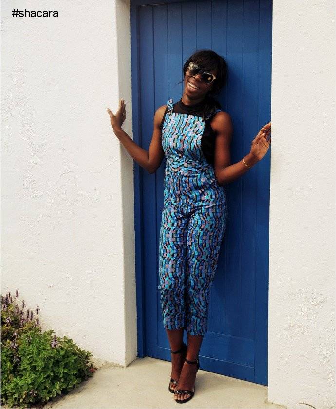 THIS IS HOW TO SLAY IN THE ANKARA DUNGAREE