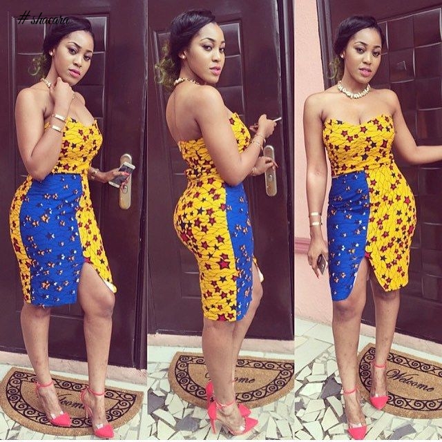 ANKARA STYLES FOR LADIES THAT LOVE SHOWING OFF SKIN