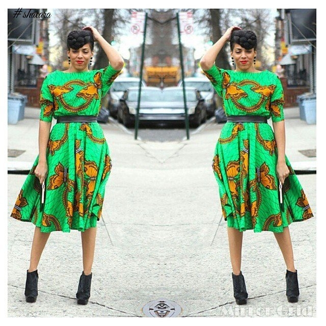 GREEN ANKARA STYLES IN CELEBRATION OF THE INDEPENDENCE