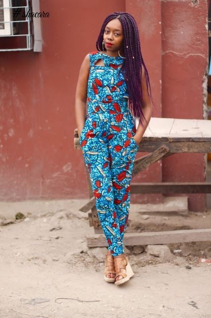 BEAUTIFUL JUMPSUIT ANKARA STYLE FOR THE WEEKEND