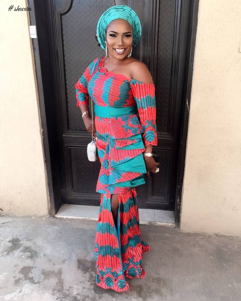 FOLLOW THE TREND IN THESE LOVELY ANKARA STYLES