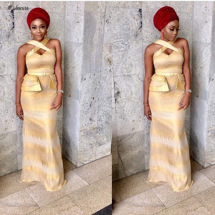 CHARMING AND SEXY ASO EBI STYLES FOR THE FASHIONABLE LADIES