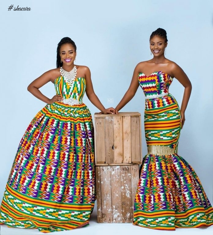 See These Amazing Kente Outfits By Ace Ghanaian Designer Afriken By Nana
