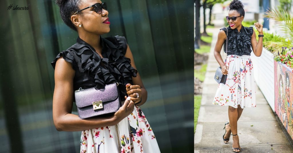LOOK OF THE DAY: TITI’S PASSION-FLORAL FOR JUNE