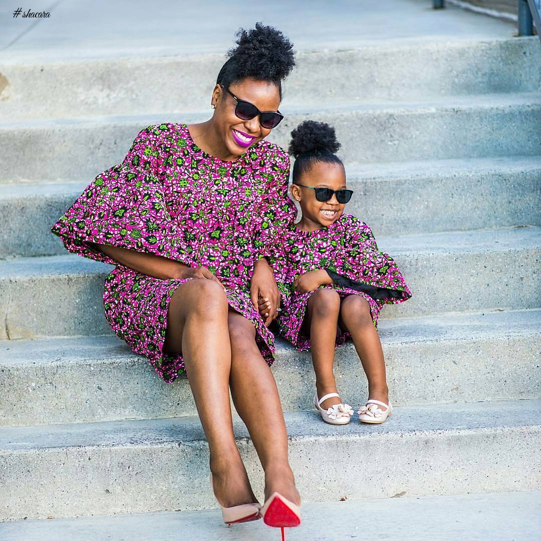 BEAUTIFUL MOTHER-DAUGHTER ANKARA TWIN OUTFITS YOU SHOULD SEE!