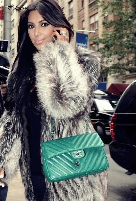 15 Kim Kardashian’s Real Fur Styles