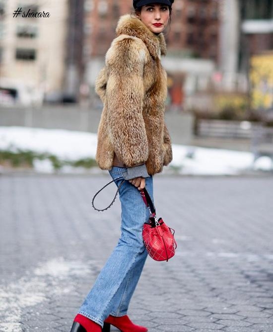 Fur Street Styles From New York Fashion Week 2017