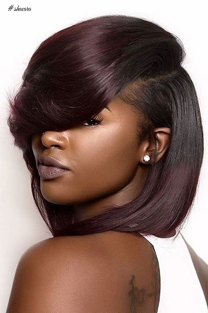 SEW IN WEAVE HAIRSTYLES FOR BLACK WOMEN