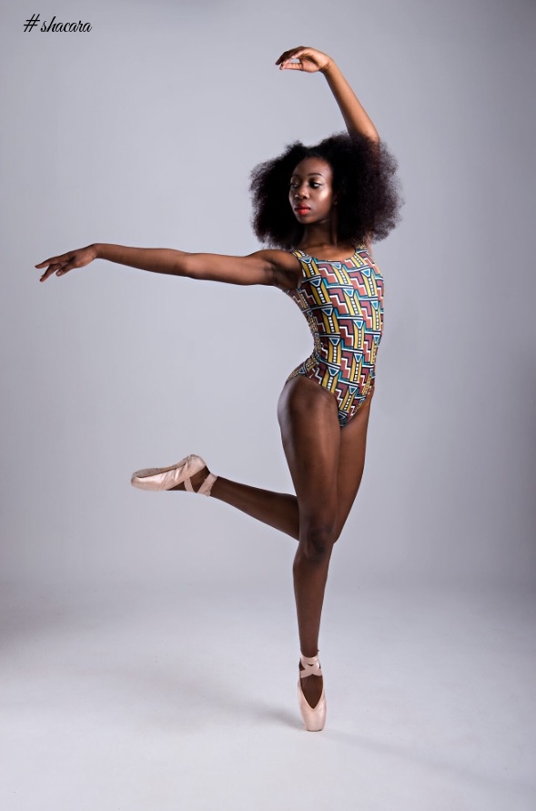 The fashion brand collaborated with a talented Ballet dancer Abiola Efunshile as they wanted to showcase a rare sight of a British African Ballerina in African Prints. The collection its self is inspired heavily by the prints