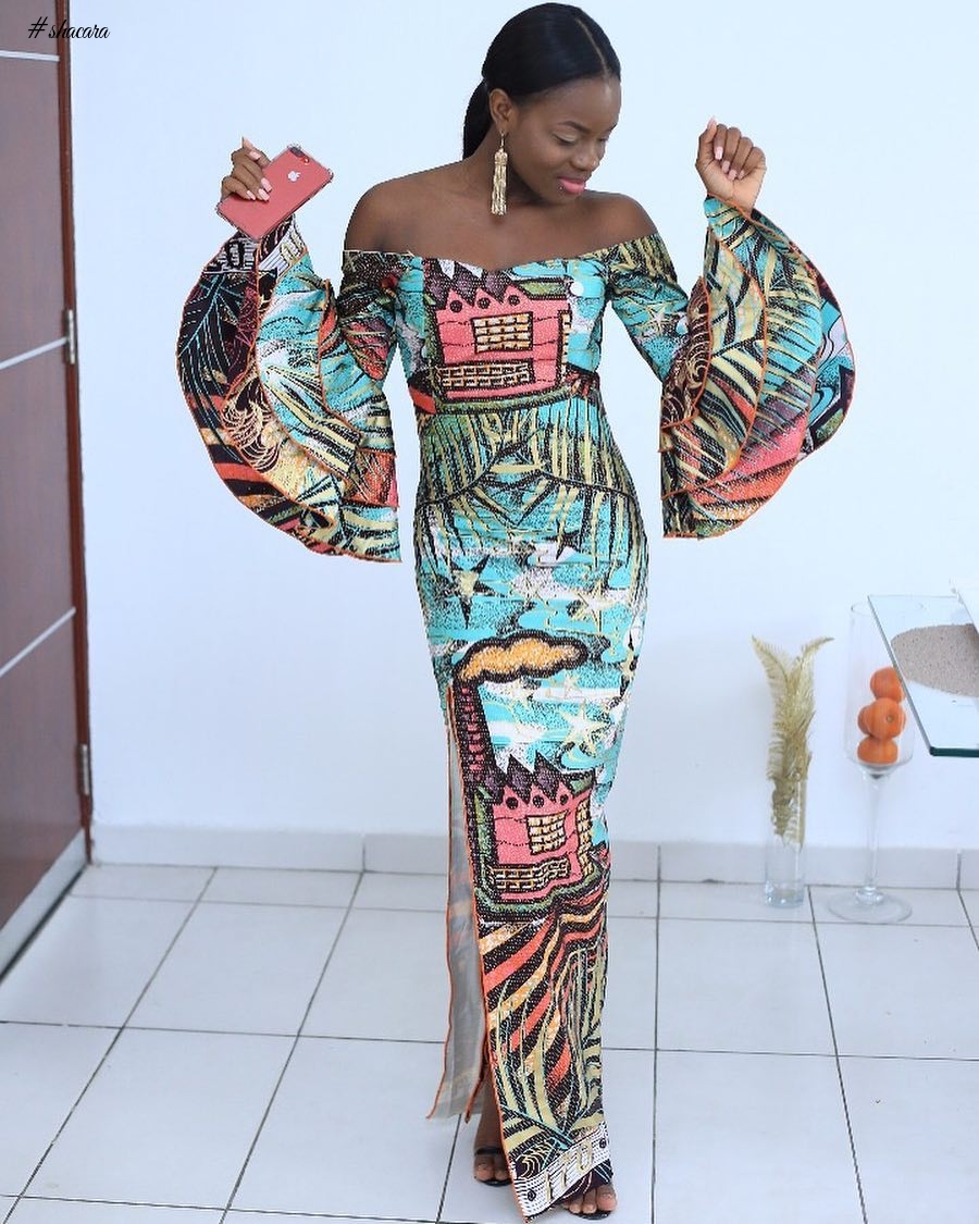 ASO EBI LOOKS THAT SHOWS THAT BELL SLEEVES IS THE NEW FLARE