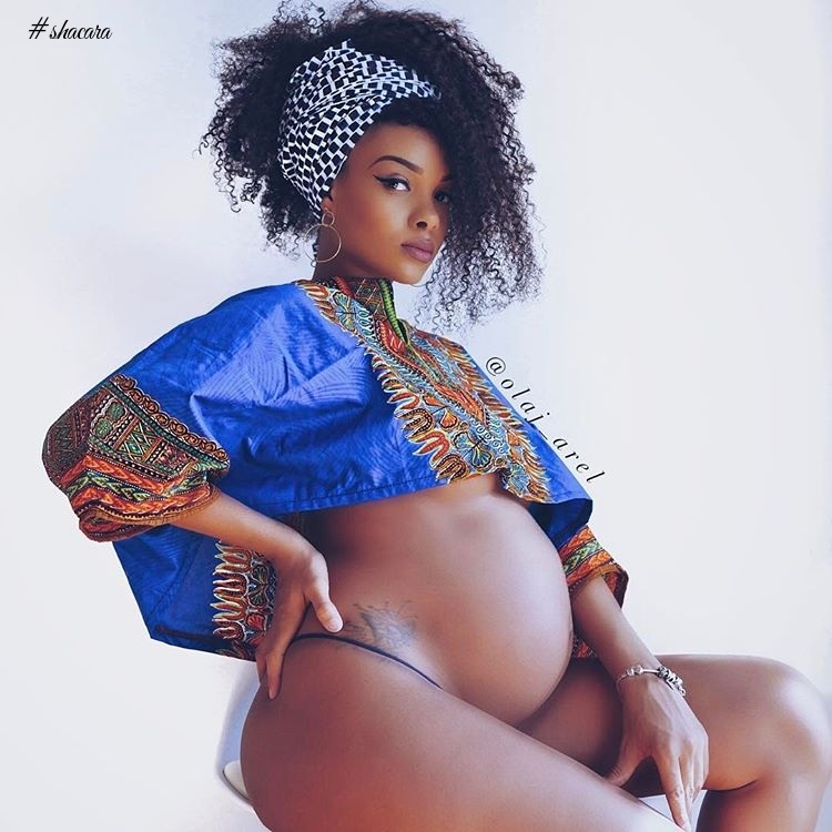 Guinea Bissau Style Blogger Olaj Arel Grants Us With 9 Month Of Amazing Pregnancy Images