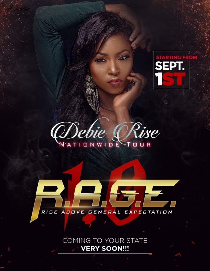 BBN Runner-up Debie Rise unveils Hot New Photos ahead of her 2017 Nationwide Tour themed RAGE