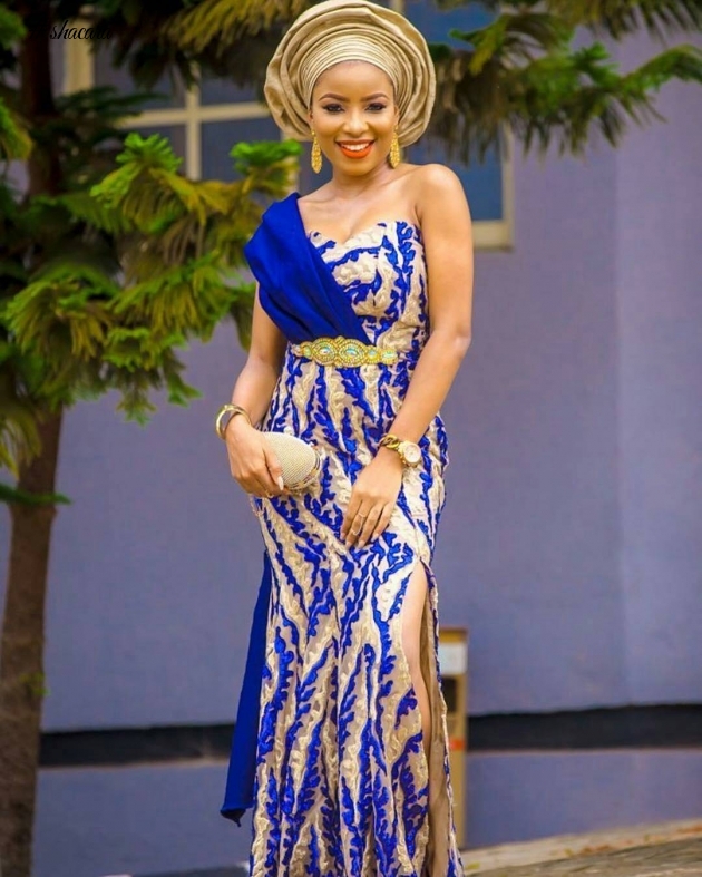 TRY A MONO-STRAP DRESS FOR YOUR NEXT ASO EBI SHOW STOPPER STYLE