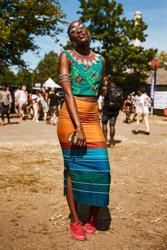 15 AFRICAN STREET STYLES INSPIRED BY LOOKS FROM THE AFROPUNK FESTIVAL.