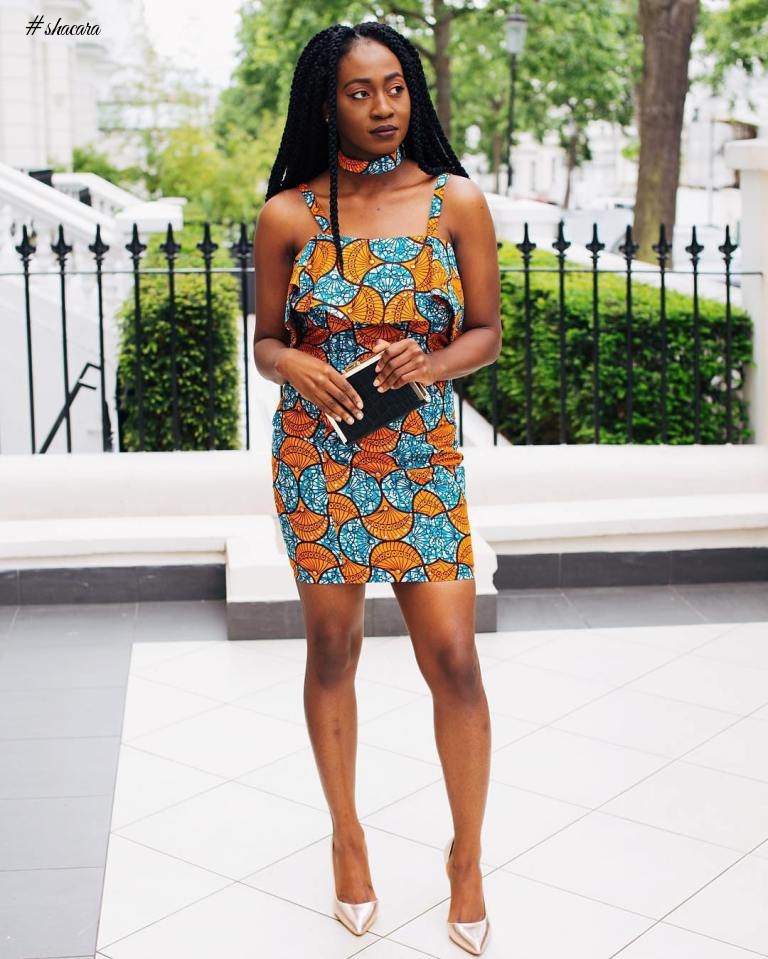 SHORT ANKARA DRESS FOR THE SLAY QUEENS ARE ROCKING LATELY