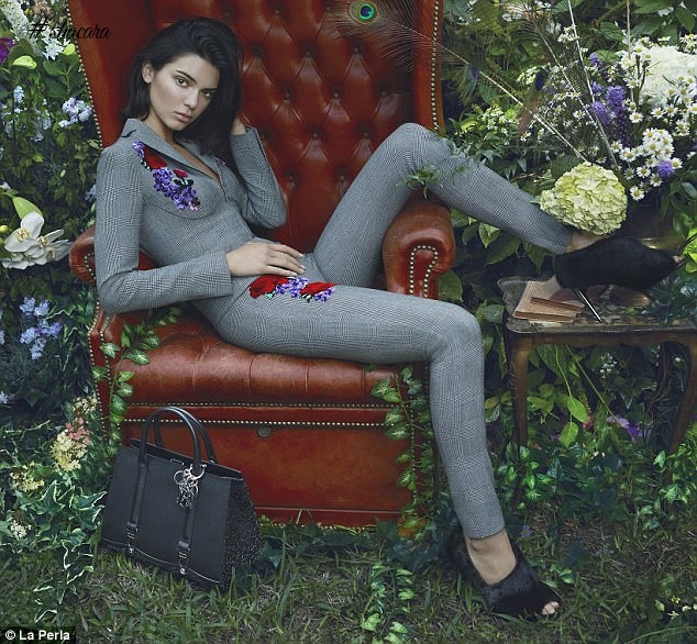 Kendall Jenner Is Serving That Seductive Look As She Poses For La Perla AW/17 Campaign