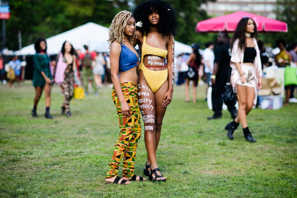 All The Best Street Style Funkiness From Afropunk 2017