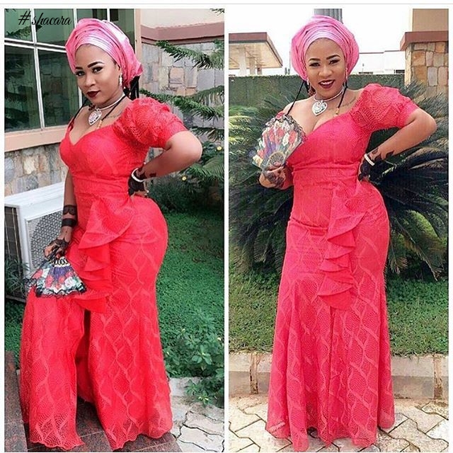 SET YOUR OWN FASHION TREND IN FABULOUS LACE ASO EBI STYLES