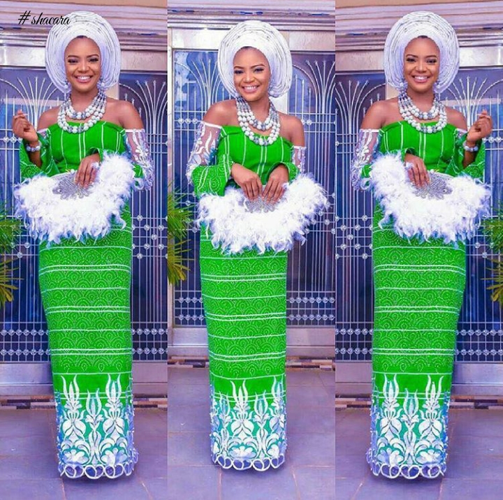 Check Out How Nigerians Are Serving White And Green Inspired Looks In Celebration Of Their Independence Day