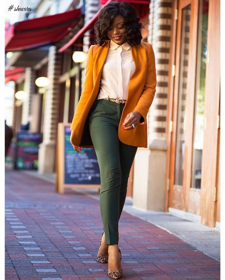 Check Out 10 Fab Work-Style Inspirations Served By Style Blogger, Stella Uzo