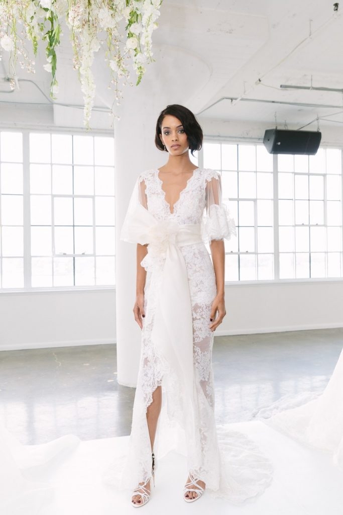 WEDDING DRESS TRENDS FROM BRIDAL FASHION WEEK FALL 2018
