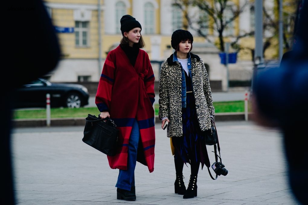 Presents The Best Street Style Looks From Russia Fashion Week!