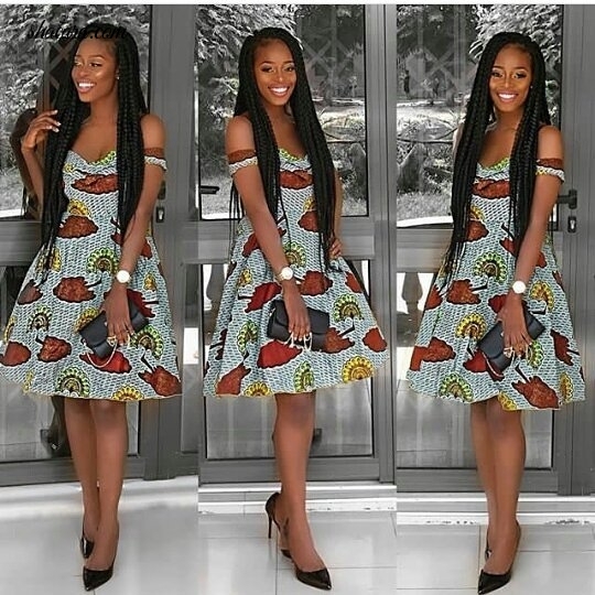 African Fashion Print Looks BUT…..Only For Ladies With Legs