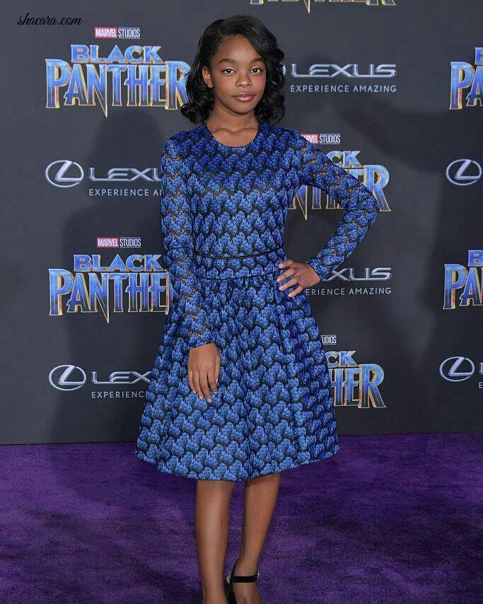 African Themed Fashion Dominates At Black Panther Movie Premiere