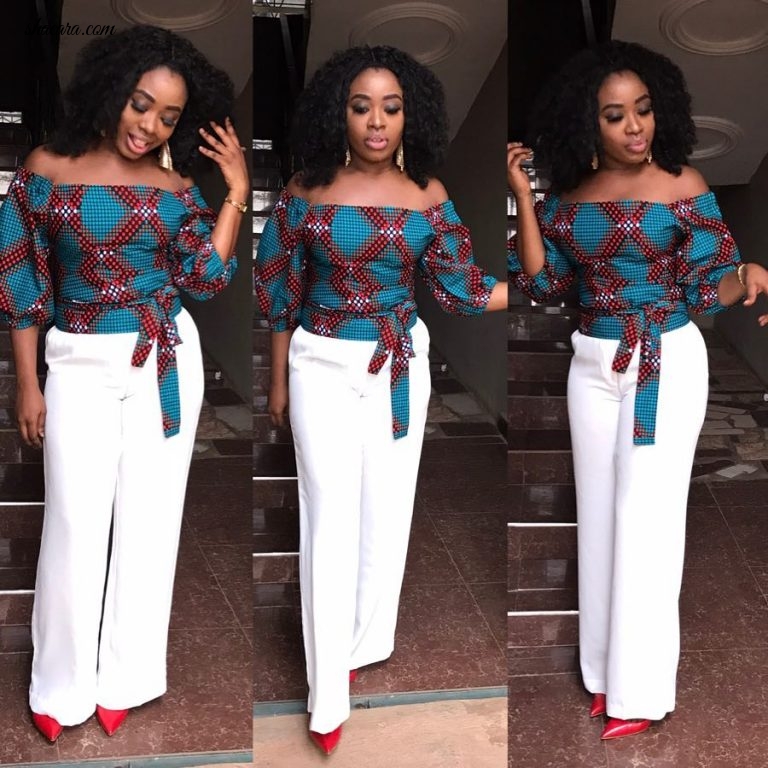 CLASSY AND INSPIRING ANKARA INFUSED WORK OUTFITS PERFECT FOR FRIDAY