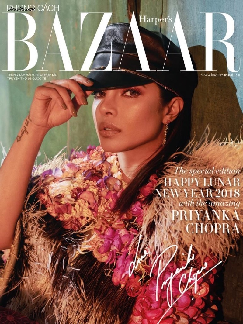 Priyanka Chopra Poses In Ladylike Styles For Harper’s Bazaar Vietnam