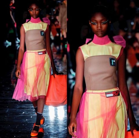 Nigerian Model Eniola Abioro Makes History at Milan Fashion Week
