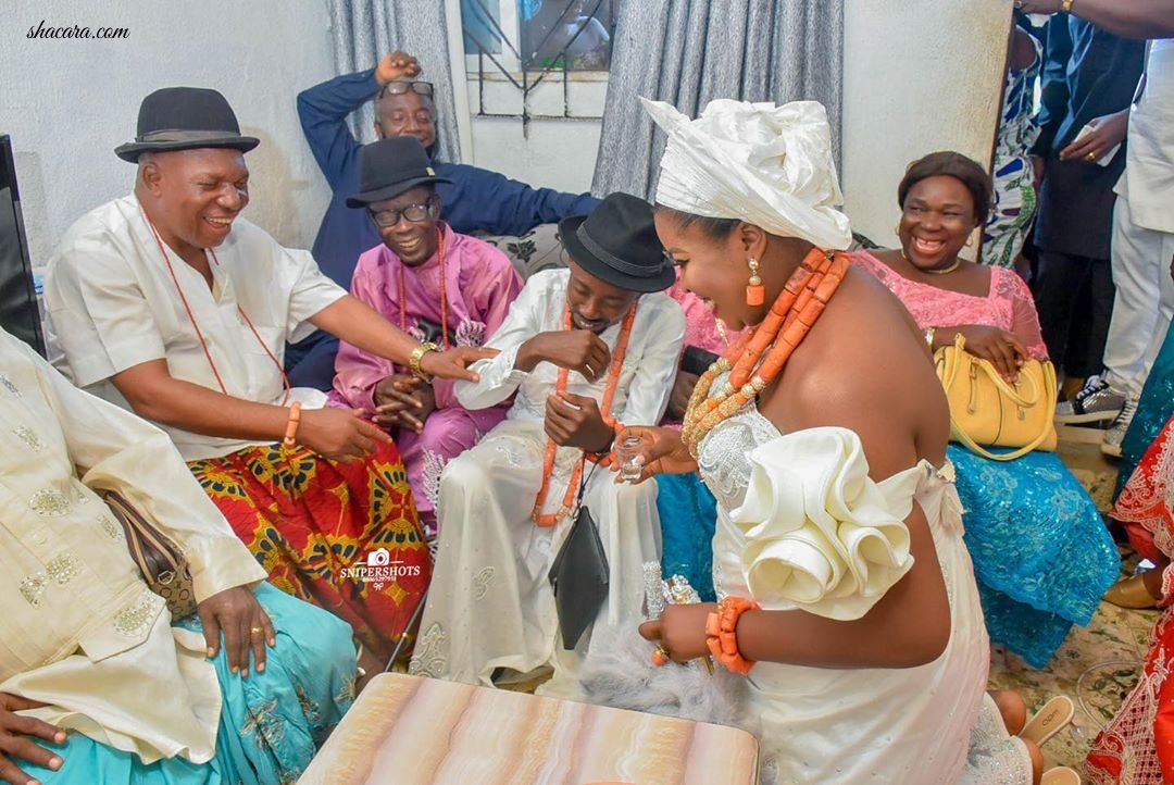 Inside Erigga And His Fiancée Morenike’s Traditional Marriage In Delta State