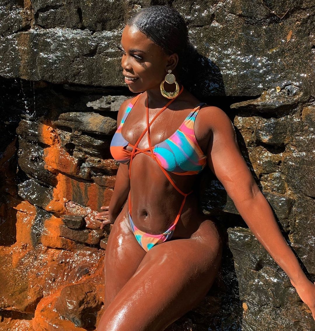 #BIKINIBAE: Meet The Stunning Guinean Model & USA Soldier Cire Serving Haute Swimwear