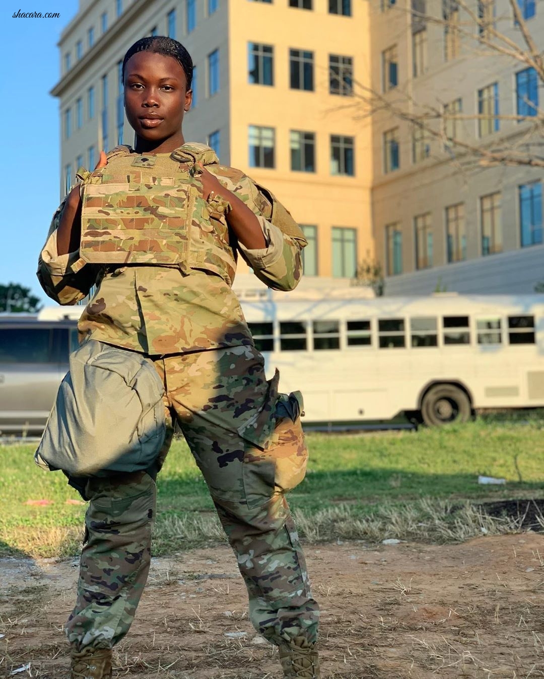 #BIKINIBAE: Meet The Stunning Guinean Model & USA Soldier Cire Serving Haute Swimwear