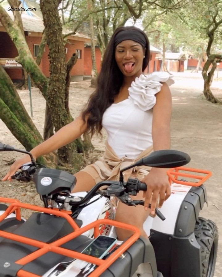All The Photos From Omotola Jalade-Ekeinde’s Fun Getaway With Her Kids