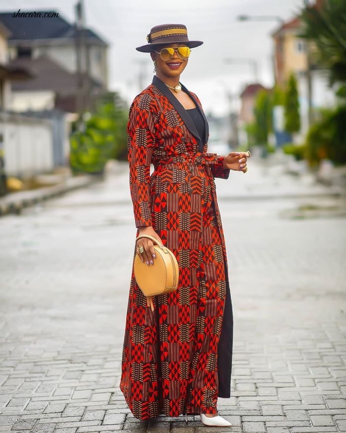 #STYLEGIRL: Popular Nigerian Style Influencer StyleConnaisseur Just Teased Us With Haute African Over Coat Goals
