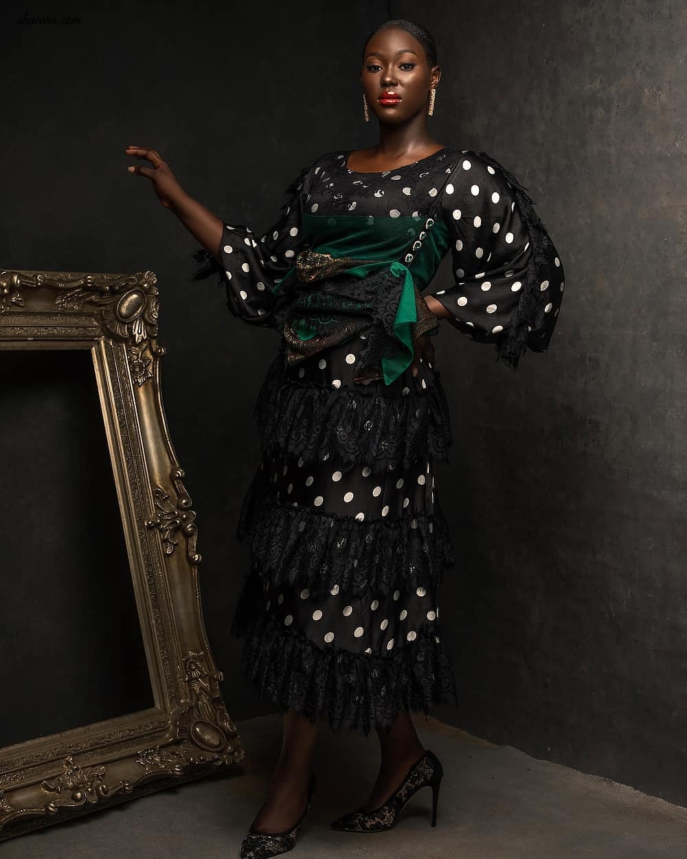 Nollywood Star Shaffy Bello Fronts Constance Walter’s Latest Collection Tagged “Romantic Noire”