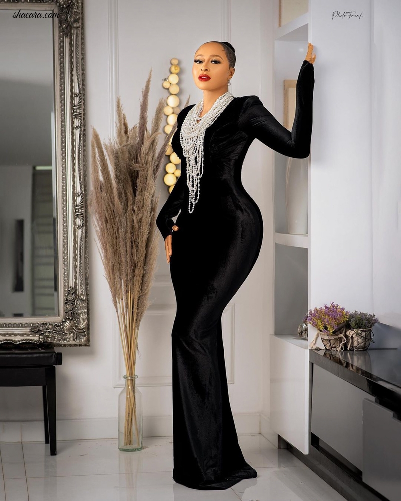 Interior Designer & Wife to Comedian AY, Mabel Makun Stuns in Birthday Photoshoot, Outfit Details
