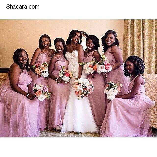 SPEAKING OF JAW-DROPPING BRIDAL TRAIN DRESSES, CHECK OUT THE COLLECTIONS OF BEAUTIFUL BRIDESMAIDS