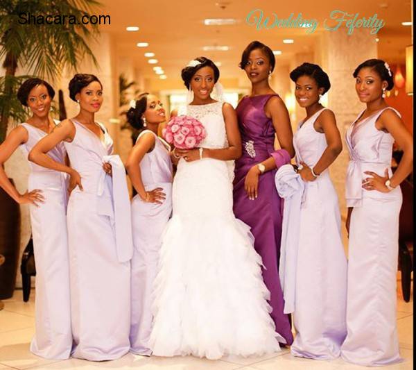 Purple Bridesmaids Dresses for Nigerian Weddings!