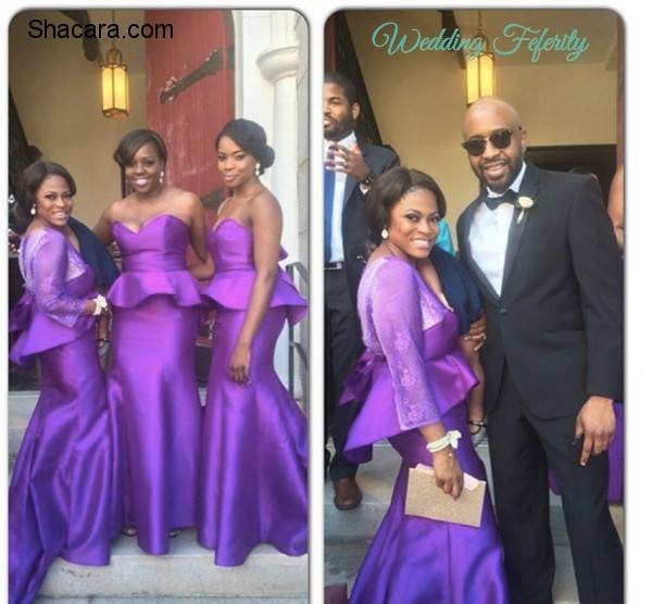 Purple Bridesmaids Dresses for Nigerian Weddings!